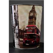 Corbeille  papier Londres 'Big Ben' bus rouge