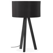 Lampe à poser scandinave trépied 'Stätiv Black Edition' abat-jour noir 3 pieds en métal noir