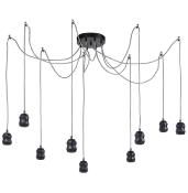 Suspension design 9 fils et douilles indépendantes 'Araknid' noire