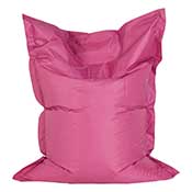 Pouf déhoussable imperméable 'Baggy Mini' rose – 130 x 100 cm