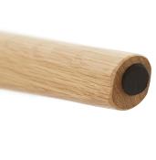 Tables basses scandinaves gigognes rondes 'Mukavä' plateau en bois gris 3 pieds en bois - Ø 50 cm