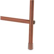 Table basse ronde 'ELEMENTO XL' plateau en verre miroir cuivré 4 pieds en métal cuivré - Ø 80 cm
