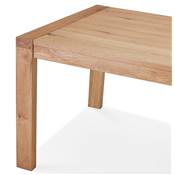 Table salle à manger scandinave extensible 'MAESTRO' en Chêne massif - 200(280) x 95 cm