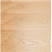 Grande table scandinave carrée 'BIG VÄN' plateau bois naturel pieds en métal noir - 140 x 140 cm
