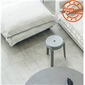 Tabouret bas design de style moderne empilable 'FIORI' en resine noire