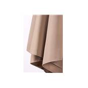 Parasol hexagonal 'Ombre' structure en bois toile taupe