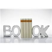 Set de 2 serres livres 'Book' chromés