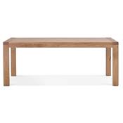 Table salle à manger scandinave extensible 'MAESTRO' en Chêne massif - 200(280) x 95 cm