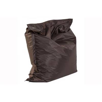 Pouf géant déhoussable imperméable 'Baggy' marron – 180 x 140 cm