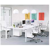 Suspension design ronde 'Arc' blanche