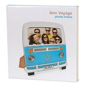 Cadre photo combi 'Bon voyage' bleu