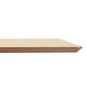 Table de salle à manger 'Tvillin Black' en bois pied central en fonte noir - 180 x 90 cm