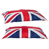 Pouf géant déhoussable imperméable 'Baggy' union jack – 168 x 129 cm