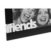 Cadre photos design pour photo entre amis 'Friends' noir et blanc – 20 x 25 cm