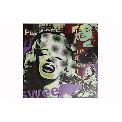 Tableau pop art 'Marilyn Monroe' – 100 x 100 cm