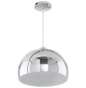 Suspension design ronde 'Arc' en métal chromé