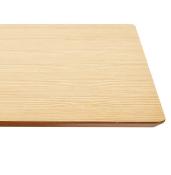 Table salle à manger 'Tvillin Black Small' bois pied central en fonte noir - 150 x 70 cm