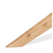Table de salle à manger scandinave 'MASSIF' plateau et pieds bois massif - 195 x 95 cm