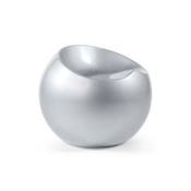 Tabouret bas design 'Ball Chair' gris
