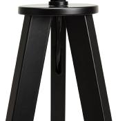Lampe à poser scandinave trépied 'Stätiv Black Edition' abat-jour noir 3 pieds en métal noir
