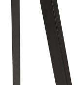 Lampe à poser scandinave trépied 'Stätiv Black Edition' abat-jour noir 3 pieds en métal noir