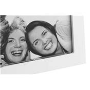 Cadre photos design pour photo entre amis 'Friends' blanc et argent – 20 x 25 cm