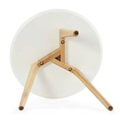 Tables basses scandinaves gigognes rondes 'Mukavä' plateau en bois blanc 3 pieds en bois - Ø 50 cm