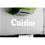 Sticker mural 'Cuisine' blanc