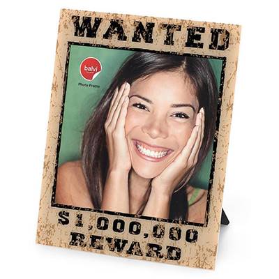 Cadre photo 'Wanted' – 15 x 20 cm