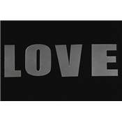 Sticker Lettres 'Love' déco murale effet miroir auto-adhésif