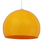 Suspension design ronde 'Arc' orange