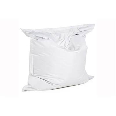 Pouf géant déhoussable imperméable 'Baggy' blanc – 180 x 140 cm