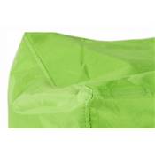 Pouf d'appoint carré déhoussable imperméable 'Popy' vert