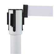 Potelet a sangle 'GUARD' blanc pour files d'attente