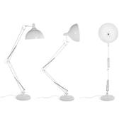 Lampadaire design 'Architecte XL' en métal blanc