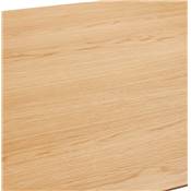 Table / bureau droit scandinave 'BOLNÄSS SMALL' plateau et 4 pieds en bois – 120 x 80 cm