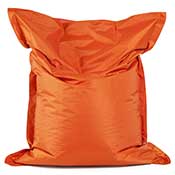 Pouf déhoussable imperméable 'Baggy Mini' orange – 130 x 100 cm