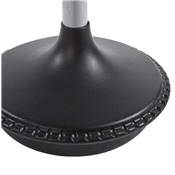 Tabouret réglable design ergonomique 'Svarst' pivotant gris pied central et système de balancement