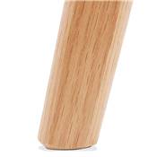 Petite table scandinave carrée 'LITTLE BOLNÄSS' plateau et 4 pieds bois – 80 x 80 cm