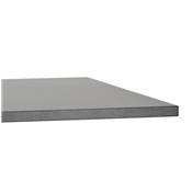 Table de bar Mange-debout design 'TVILLIN' bois noir double pied central métal noir - 160 x 80 cm