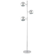 Lampadaire design 'Trio' 3 abats-jours orientables structure en mtal chrom