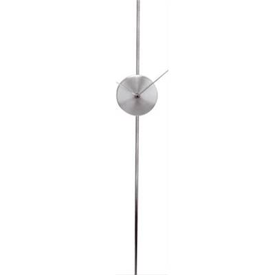 Horloge murale design avec balancier en métal brossé - 1 mètre