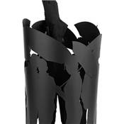 Range parapluie design 'People' en métal noir