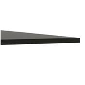 Bureau droit / table de travail pliante design 'ARCHI' noir en bois pieds métal noir - 160 x 80 cm