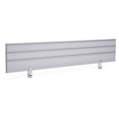 Ecran de séparation de bureau 'CONFIDENTIAL' en métal gris - 140 cm