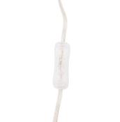 Lampe à poser scandinave trépied 'Stätiv' abat-jour blanc 3 pieds en bois naturel