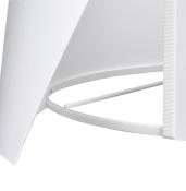 Lampe à poser scandinave trépied 'Stätiv Black Edition' abat-jour blanc 3 pieds en métal noir