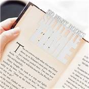 Marque pages pour livre 'So many books so little time' blanc