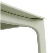 Chaise intérieur / extérieur empilable 'COCKTAIL' avec assise et pieds en résine vert pastel