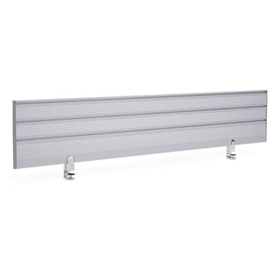 Ecran de séparation de bureau 'CONFIDENTIAL' en métal gris - 160 cm